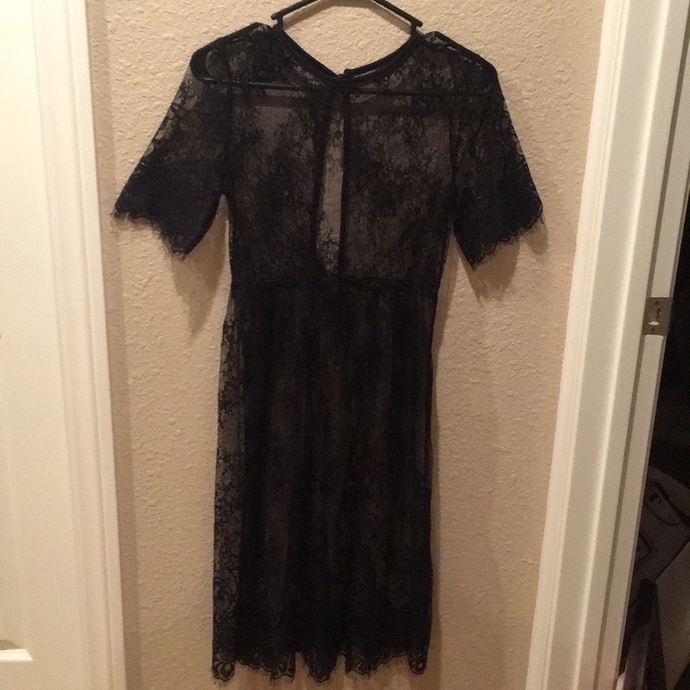 Black Lace Dress or Cover-up